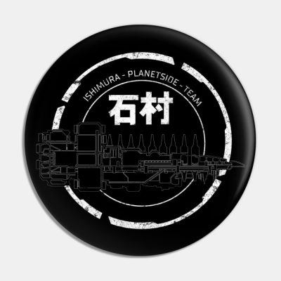 Dead Space Ishimura Planetside Team White Pin Official Dead Space Merch