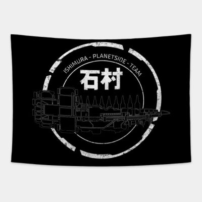 Dead Space Ishimura Planetside Team White Tapestry Official Dead Space Merch