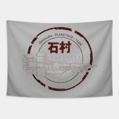 Dead Space Ishimura Planetside Team Red Tapestry Official Dead Space Merch