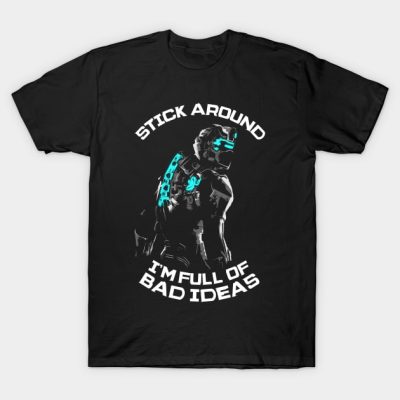 Isaac Clarke Bad Ideas T-Shirt Official Dead Space Merch