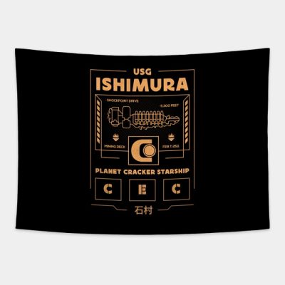 Planet Cracker Ishimura Tapestry Official Dead Space Merch