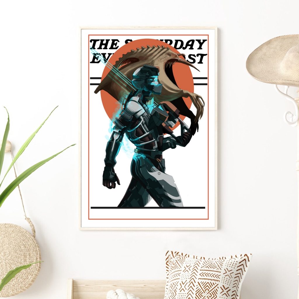 Dead Space 3 Video Game Poster PC PS4 Exclusive Role playing RPG Game Canvas Custom Poster 2 - Dead Space Merch