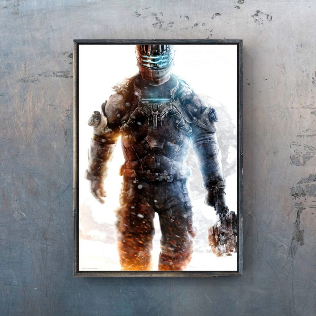 Dead Space 3 Video Game Poster PC PS4 Exclusive Role playing RPG Game Canvas Custom Poster 5 - Dead Space Merch