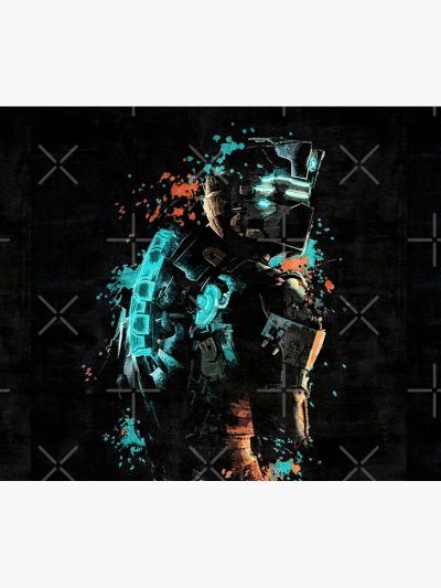 Dead Space Dark Splatter Tapestry Official Dead Space Merch