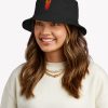 Marker Dead Space Red Gradient Bucket Hat Official Dead Space Merch