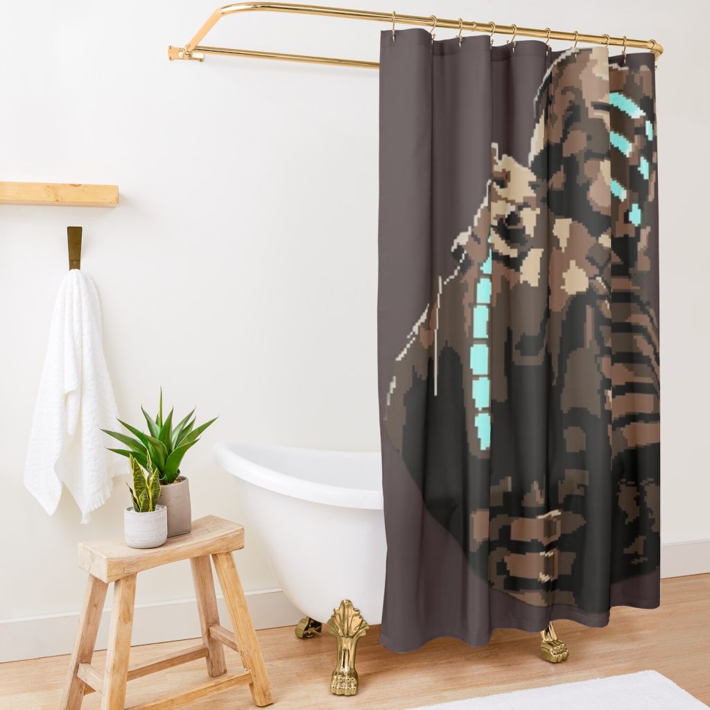 Dead Space Shower Curtain Official Dead Space Merch