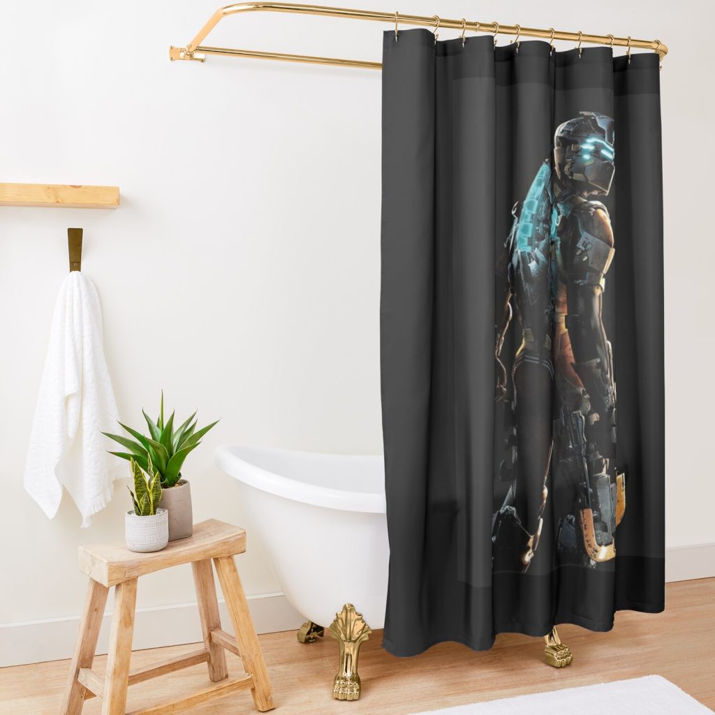 Dead Space Shower Curtain Official Dead Space Merch