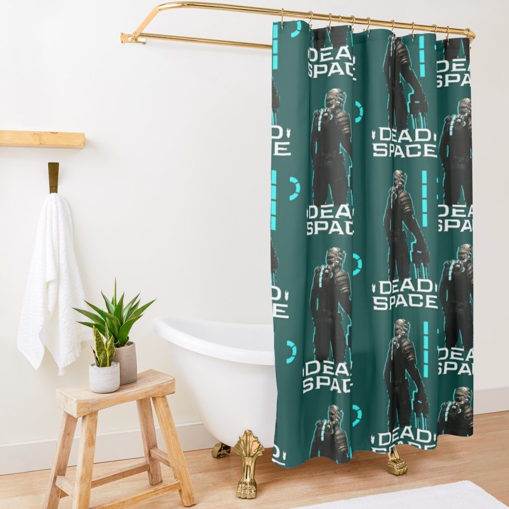 Dead Space Remake Classic Shower Curtain Official Dead Space Merch