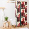 Issac Clark Dead Space Silhouette Shower Curtain Official Dead Space Merch