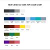 tank top color chart - Dead Space Merch